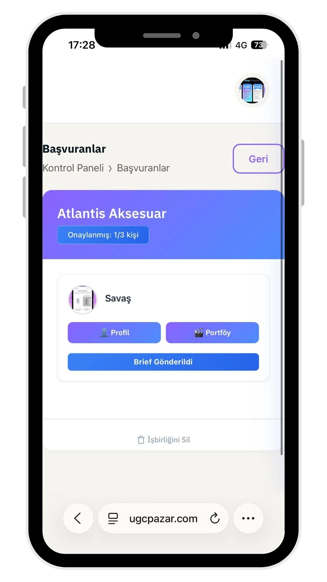 Başvuruları Değerlendirin