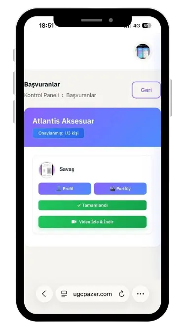 Videolarınızı Teslim Alın